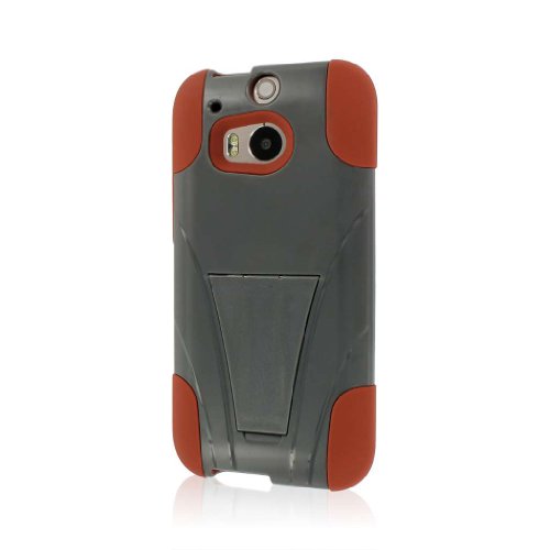 Empire MPERO IMPACT X Series Kickstand Case for The All New HTC One M8 - Retail Packaging - Sandstone Gray