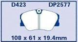 EBC Brake DP2577 Front Premium Organic Pads