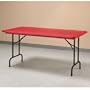 CORRELL Brightly Colored Folding Tables - Blue