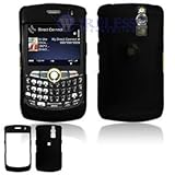 BLACK Hard Plastic Shield Cover Case for BlackBerry Curve 8350i (Sprint/Nex ....