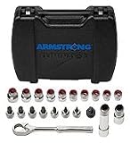 Armstrong 16-342 Eliminator 21pc 1/2 Drive Fractional Ratchet/Socket & Hex Driver Set