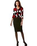 Nine West Floral Cardigan & High-Waist Pencil Skirt