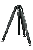 Slik 814 CF II Carbon Fiber Tripod with 4 Section Legs & Padded Leg Wraps, Maximum Height of 60.08, Supports 12.00 lbs.