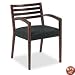 Cambia™ 2160 Series Arch Arm Reception Chair, Raven, Mahogany Finish (HON2165NBE11) Category: Guest and Side Chairs