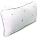 Spa Sister Terry Bath Pillow with Embroidered Dots - Lavender