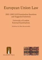 European Union Law 1999-2000: LLB Examination Questions and Suggested Solutions