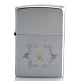 Zippo Satin Chrome, Ring of Fire