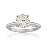 1.79ct Certified Diamond Solitaire Engagement Ring In Gold. Size 6