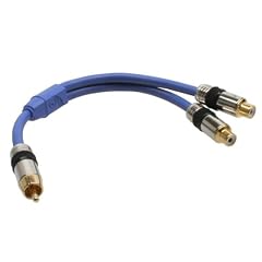 Cinch-Y-Kabel, InLine�, PREMIUM, 1x Cinch St -> 2x Cinch Bu, 25cm