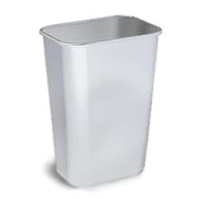Continental Commercial HDPE Trash Can, Rectangular