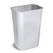 Continental Commercial HDPE Trash Can, Rectangular