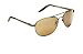 Ladies Retro Designer Fashion Aviator Metal Sunglasses - Gunmetal Frame