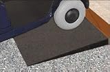 Rubber Threshold ramp - Made In USA - This ramp is ideal for indoor or outdoor use and provides a safe and smooth ground-to-sill transition. It is especially for sliding glass doors because it does not interfere with the door track.