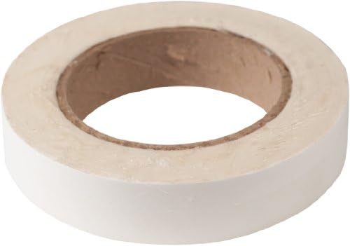 Glass Cloth Masking Tape, 3" Core, 500 degree F Performance Temperature, 170 lbs/inch Tensile Strength, 5 mil Thick, 33 yds Length x 2-1/2" Width, White