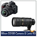 Nikon D3100 14.2MP Digital SLR Camera with 18-55mm f/3.5-5.6 AF-S DX VR Nik ....
