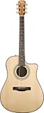 Fender CD-220 SCE Dreadnought Acoustic-Electric Guitar, Ovangkol, Natural
