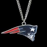 New England Patriots Logo Pendant Necklace - NFL Football Fan Shop Sports Team Merchandise