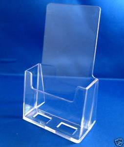 Amazon 100-pack Clear Acrylic Tri-fold Brochure Holders