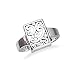 Cut Out Rectangle Filigree Design Ring