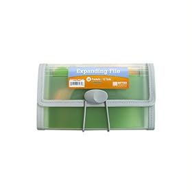 Coupon Organizer and Holder - Clear -13 Pockets