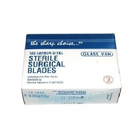 Myco Scalpel Blade, #21, Carbon Steel, .015"T, 100/Pk