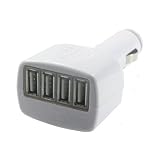RND Power Solutions 4 Port USB car charger for Samsung Smart Phones including: Galaxy S(Epic 4G, Fascinate, Vibrant, Captivate, GT-i9000, Mesmerize, Google Nexus S), Transform, Champ, Focus, Omnia 7, Intercept, Moment, Continuum, and many more