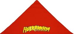 Hulk Hogan "hulkamania" bandana Red