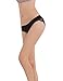 Liqqy Women's 3 Pack Low Rise Cotton Lace Coverage Bikini Panties