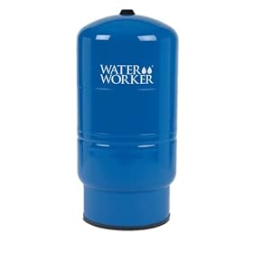 WaterWorker HT-14B Vertical Pressure Well Tank, 14-Gallon Capacity, Blue