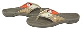 Sperry Mens Latitude Thong Leather Sandal Flip Flops Tan Linen