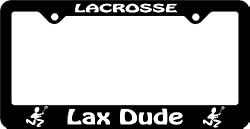 Lax Dude License Plate Frame