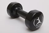 Vinyl Dumbbell 10 LB, Black