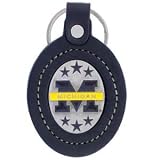 Michigan Wolverines Leather Key Chain - NCAA College Athletics Fan Shop Sports Team Merchandise