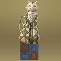 JIM SHORE FELICITY GREEN/STAR CAT FIGURINE