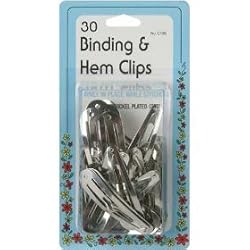 Binding and Hem Clips 30/pkg