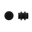 No Piercing Required - High Quality Black Acrylic Fake Plugs - Imitation 4G with "O" Rings- Very Strong Magnets - Sold as a Pair