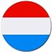 Luxembourg Flag Round Mouse Pad