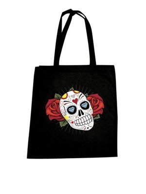 Sac cabas : Sugar Skull coloris Rose Sac cabas : Sugar Skull coloris Rose