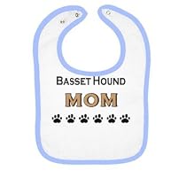 Basset Hound Mom Infants Bib