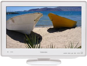 Toshiba 22LV611U 22 Inch 720p LCD TV with Built in DVD Player, White 311LVvjdB2L Toshiba 22LV611U 22 Inch 720p LCD TV with Built in DVD Player, White