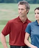 Devon & Jones Blue Mens Dri-Fast Advantage Solid Mesh Polo. DG385