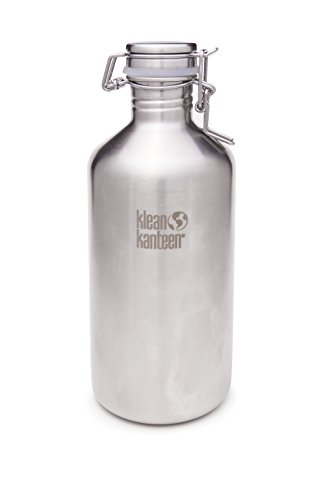 Klean Kanteen Classic 64 oz. Growler with Swing Lok Cap - Br