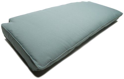 Strathwood Camano All-Weather Wicker Sofa Olefin Cushion, Blue Haze