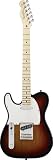 Fender American Standard Telecaster® Left Handed Electric Guitar, 3 Tone Sunburst, Maple Fretboard