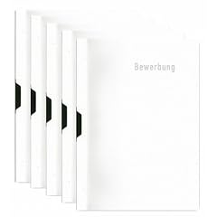 Idena 547038 - Idena Bewerbungsmappe 5er Packung wei�
