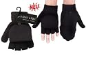 Normani 1/2 Finger Handschuhe / F&auml;ustling f&uuml;r Damen und Kinder
