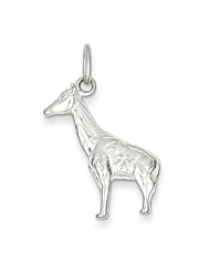 Sterling Silver Giraffe Charm