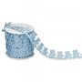 Satin Teddy Bear Blue Ribbon (1M)