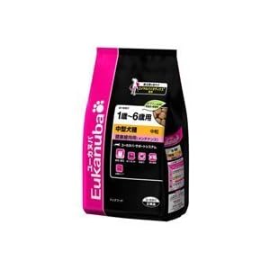 【クリックで詳細表示】ユーカヌバ 1歳～6歳用 中型犬種 中粒 健康維持用(メンテナンス) 2.75kg