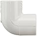 Spears 406 Series PVC Pipe Fitting, 90 Degree Elbow, Schedule 40, White, 1-1/2